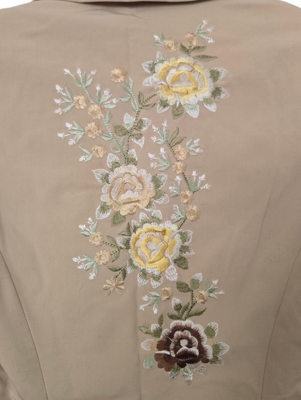 Y2K Yank American Embroidered Floral Blazer Jacket Cottagecore Boho 5/6 - Picture 8 of 8